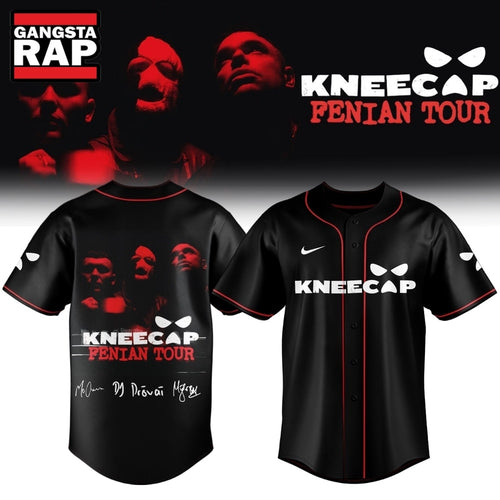 KNEECAP FENIAN TOUR Limited Edition Signature 2026 Baseball Jersey , Music Fans Jersey Shirt