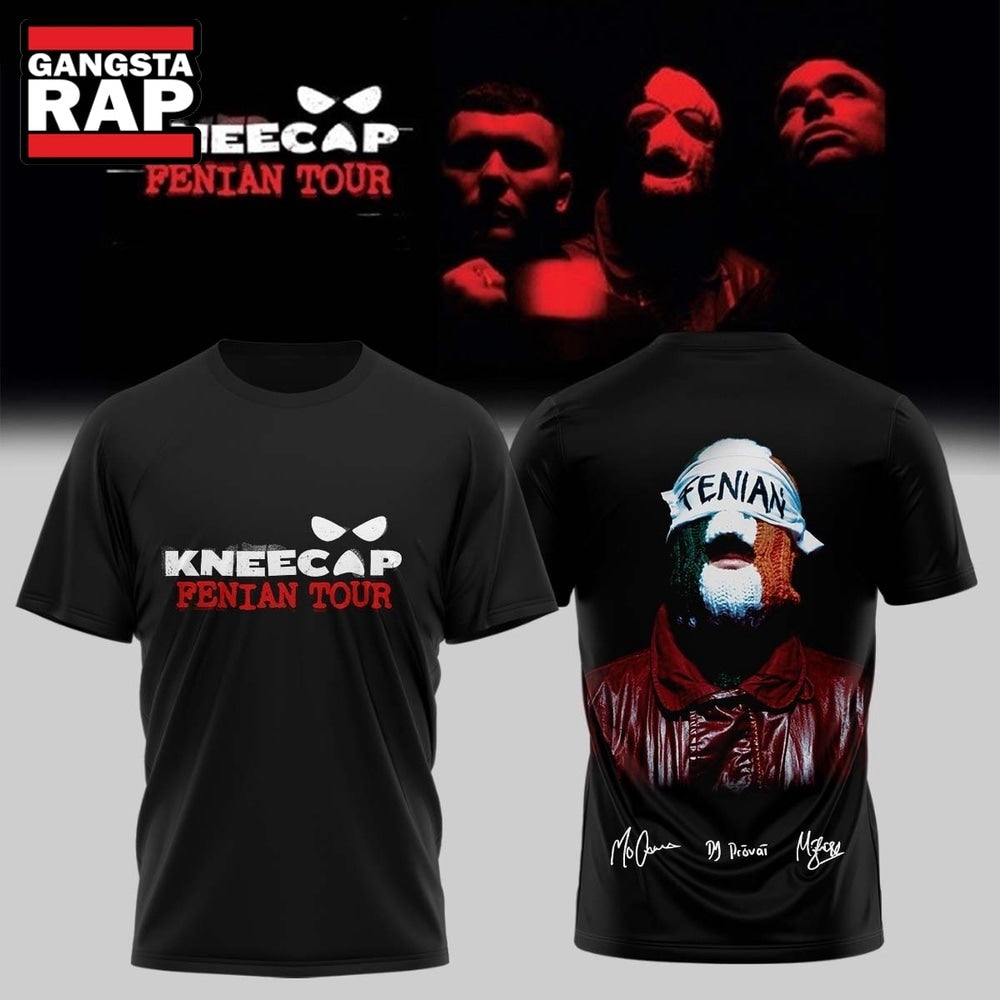 KNEECAP FENIAN TOUR Signature 2026 T Shirt , Music Trend Shirt