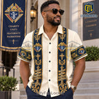 Knights of Columbus Charity Unity Fraternity Patriotism Polo Shirt