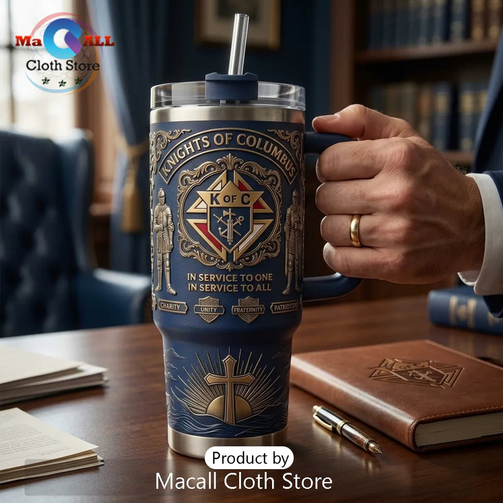 Knights of Columbus Collector Edition Engraved Stanley Tumbler