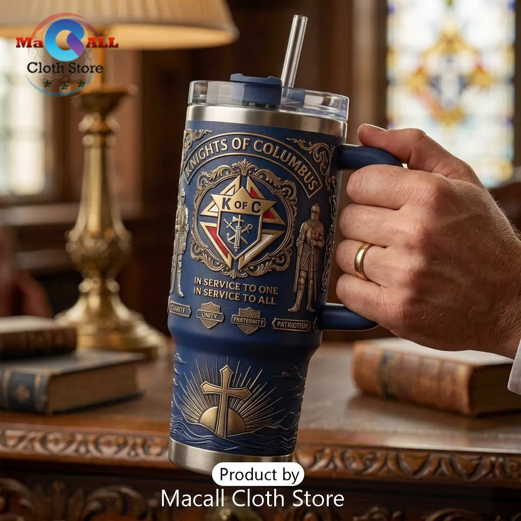 Knights of Columbus Collector Edition Engraved Stanley Tumbler