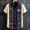 Knights of Columbus Navy Blue Hawaiian Shirt