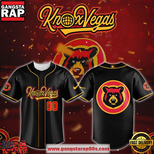 Knoxville Smokies 2026 Knox Vegas Official Team Merch Limited Edition Baseball Jersey
