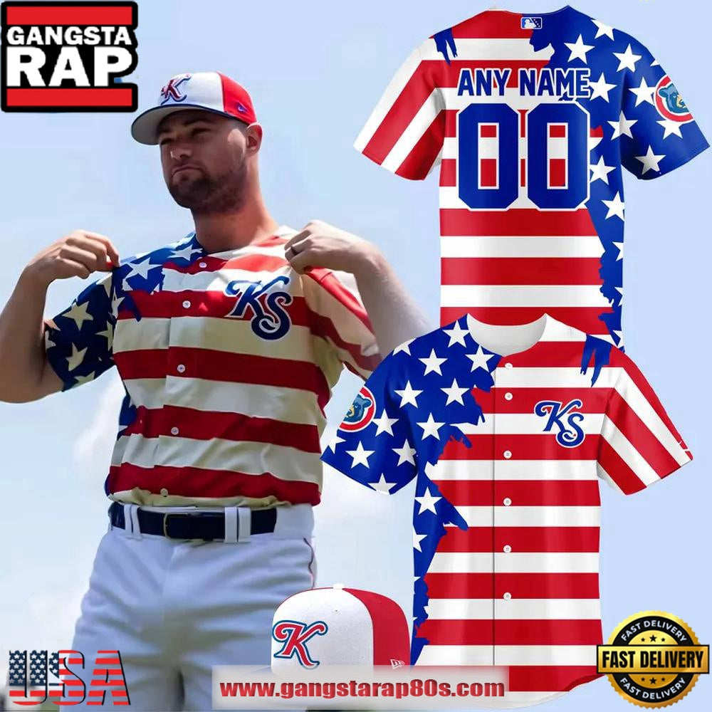 Knoxville Smokies Happy Independence Day 2025 Special Custom Baseball Jersey