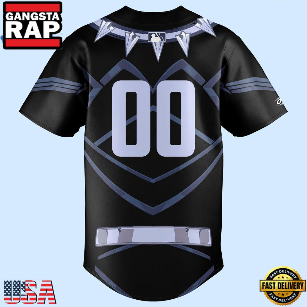 Knoxville Smokies x Marvel Black Panther Limited Premium Edition Custom Baseball Jersey