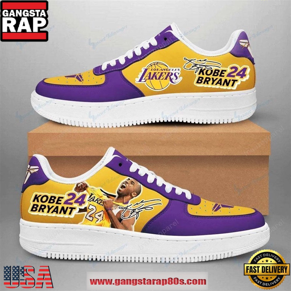 Kobe Bryant White Sole AF 1 Running Sneakers Shoes