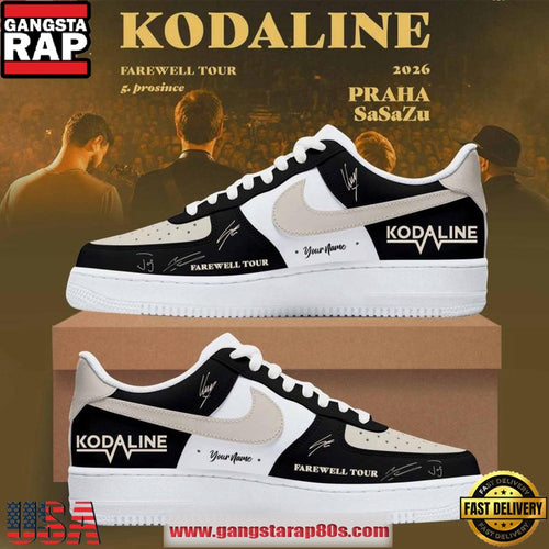 Kodaline Farewell Tour 2026 Custom Name Air Force 1 Sneakers Shoes