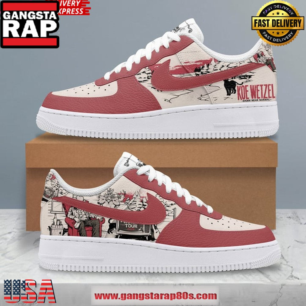 Koe Wetzel Limited Edition Air Force 1 Sneakers Shoes