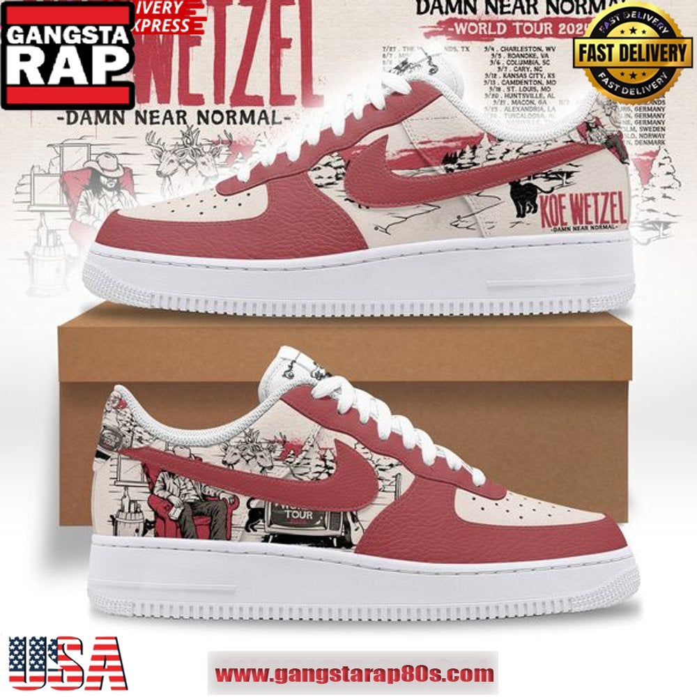 Koe Wetzel Limited Edition Air Force 1 Sneakers Shoes