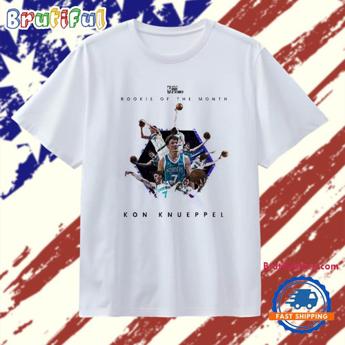 Kon Knueppel Charlotte Hornets NBA rookie of the month graphic T Shirt