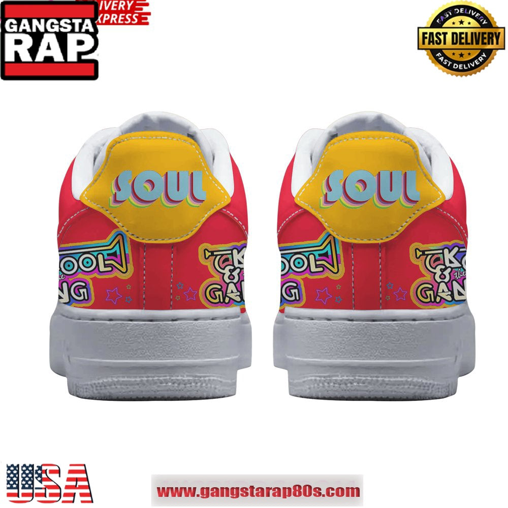 Kool & The Gang Party Limited Edition Air Force 1 Running Sneakers Shoes