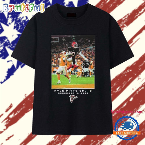 Kyle Pitts Sr. Atlanta Falcons NFL Flash Features Week 15 T Shirt