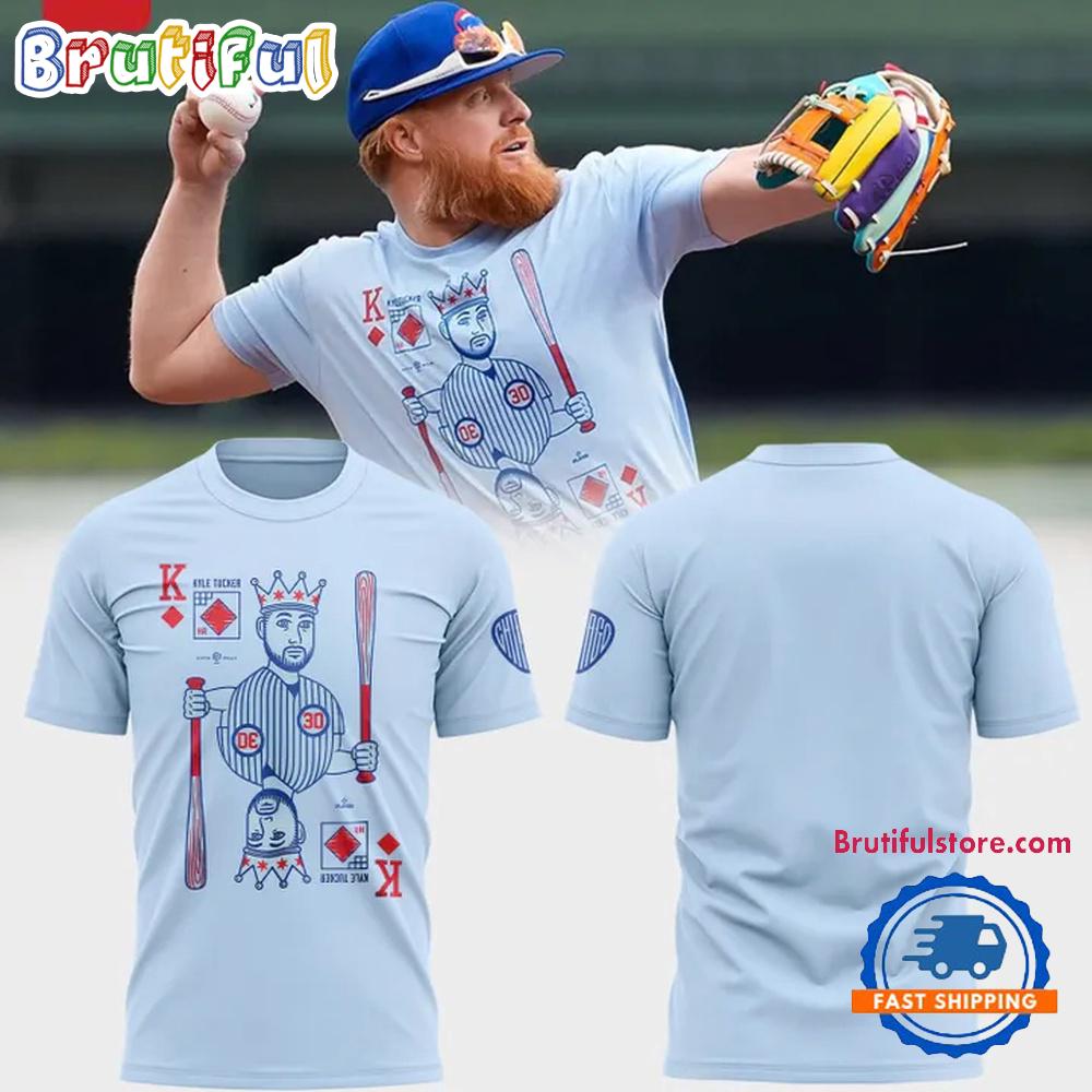 Kyle Tucker King Tuck Chicago Cubs 2025 3D Printed Shirt