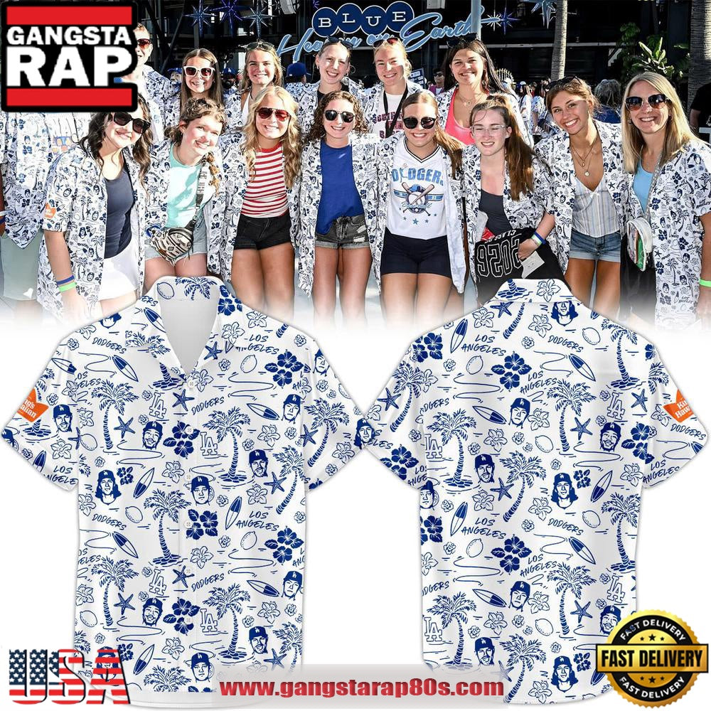 LA Dodgers Hawaiian Night Limited Edition Hot Summer Hawaiian Shirt