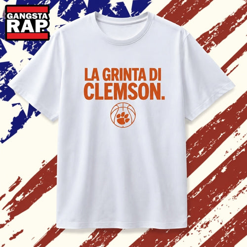 La Grinta di Clemson Tigers Basketball NCAA T Shirt , Vintage Trending Shirt