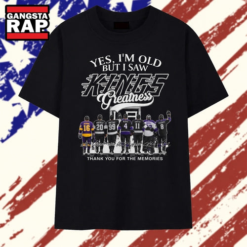 LA Kings Greatness Legends Signatures Vintage Graphic T Shirt , Vintage Trending Shirt