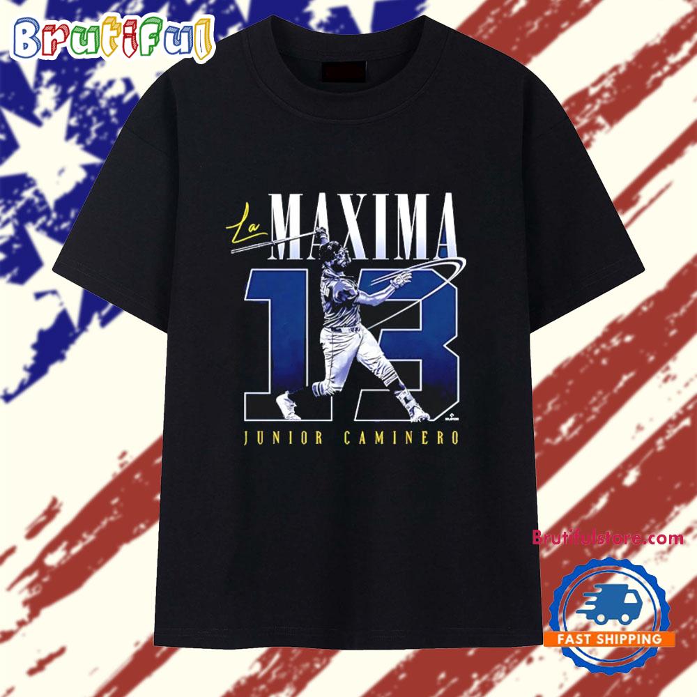 La Maxima Junior Caminero Tampa Bay Rays signature T Shirt