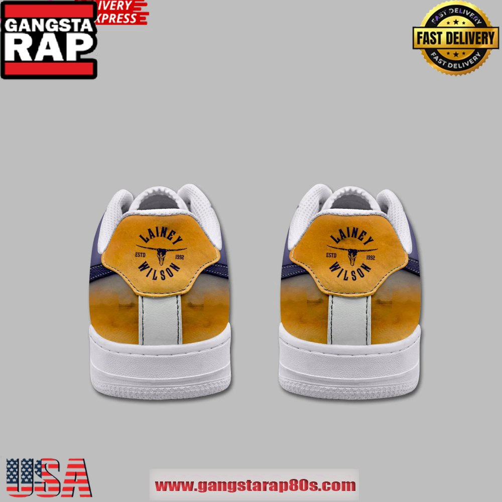 Lainey Wilson 2025 Whirlwind World Tour Air Force 1 Running Sneakers Shoes