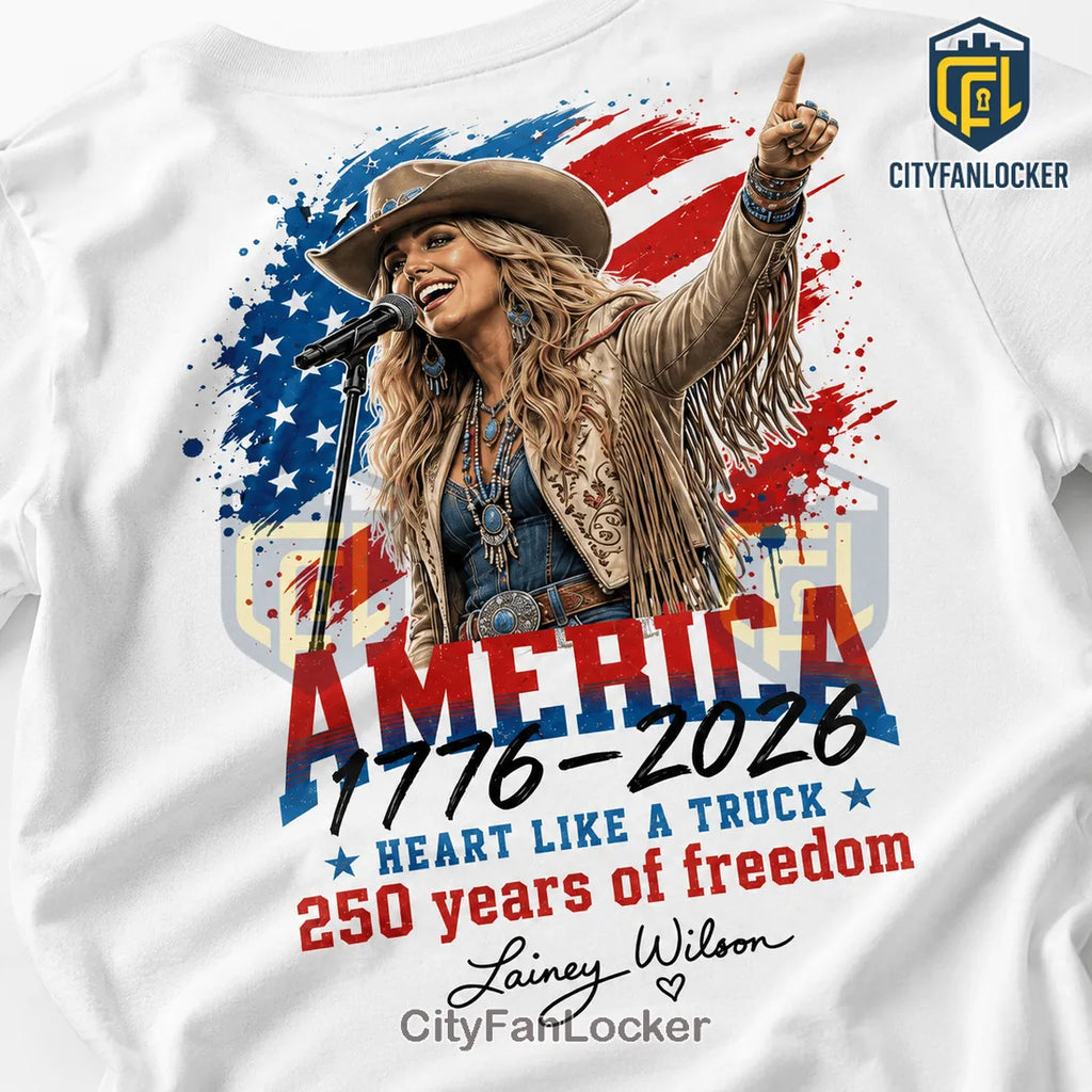 Lainey Wilson American Freedom 1776-2026 T-Shirt