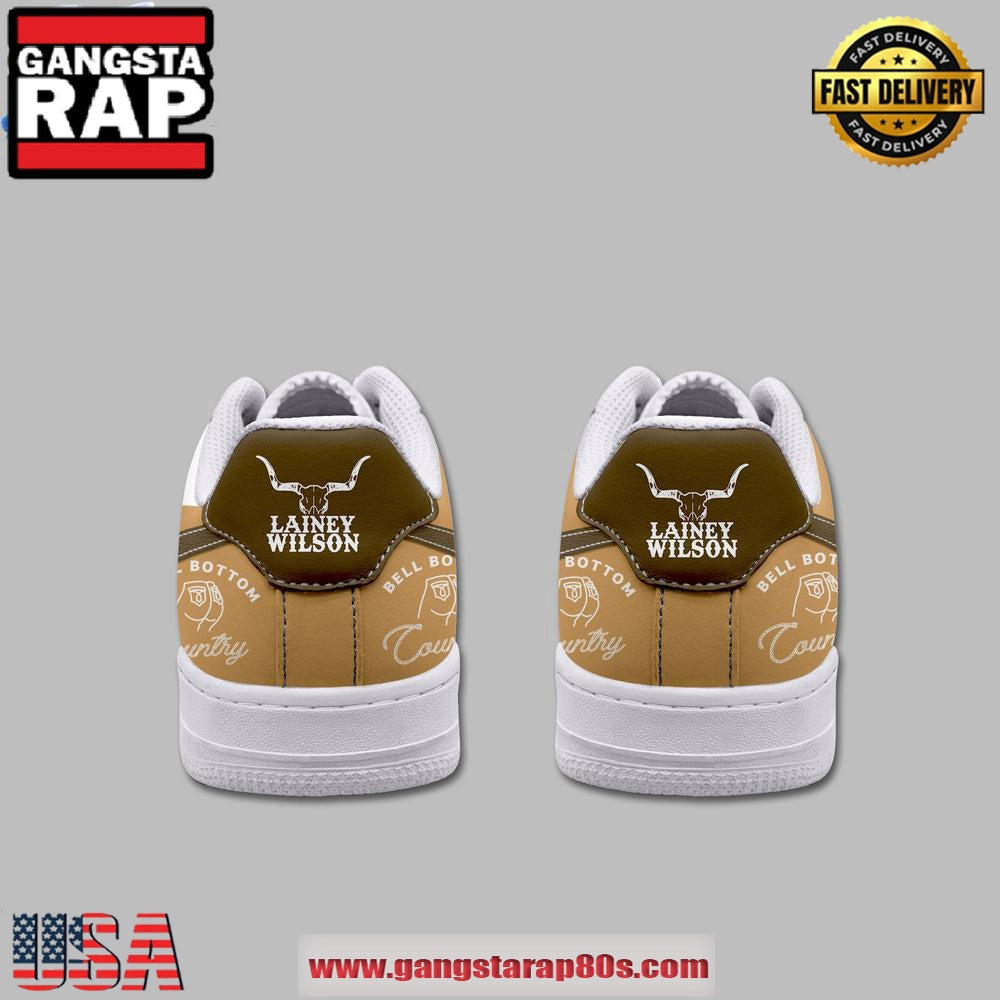 Lainey Wilson Bell Bottom Country Air Force 1 Running Sneakers Shoes