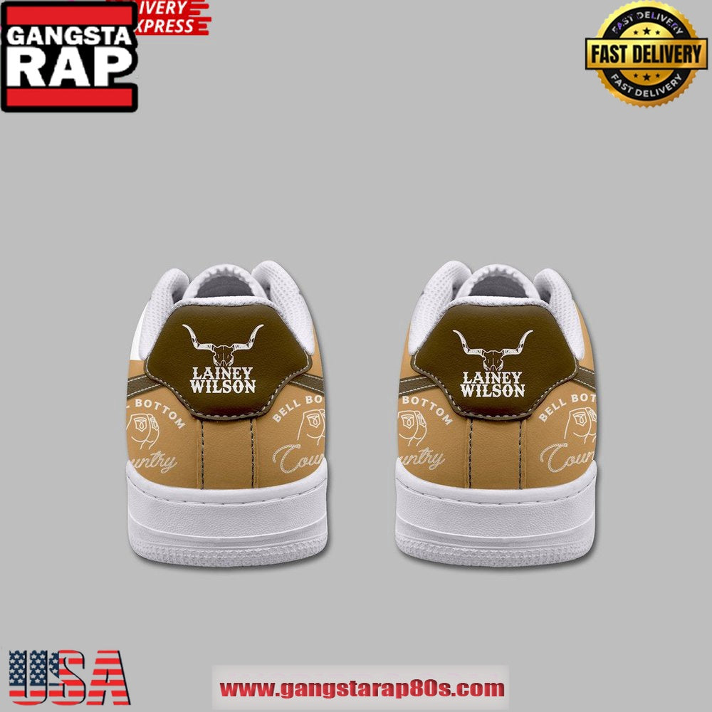 Lainey Wilson Bell Bottom Country Air Force 1 Running Sneakers Shoes