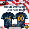 Lake Erie Crushers Military Appreciation Limited Edition Custom Number Baseball Jersey Shirt
