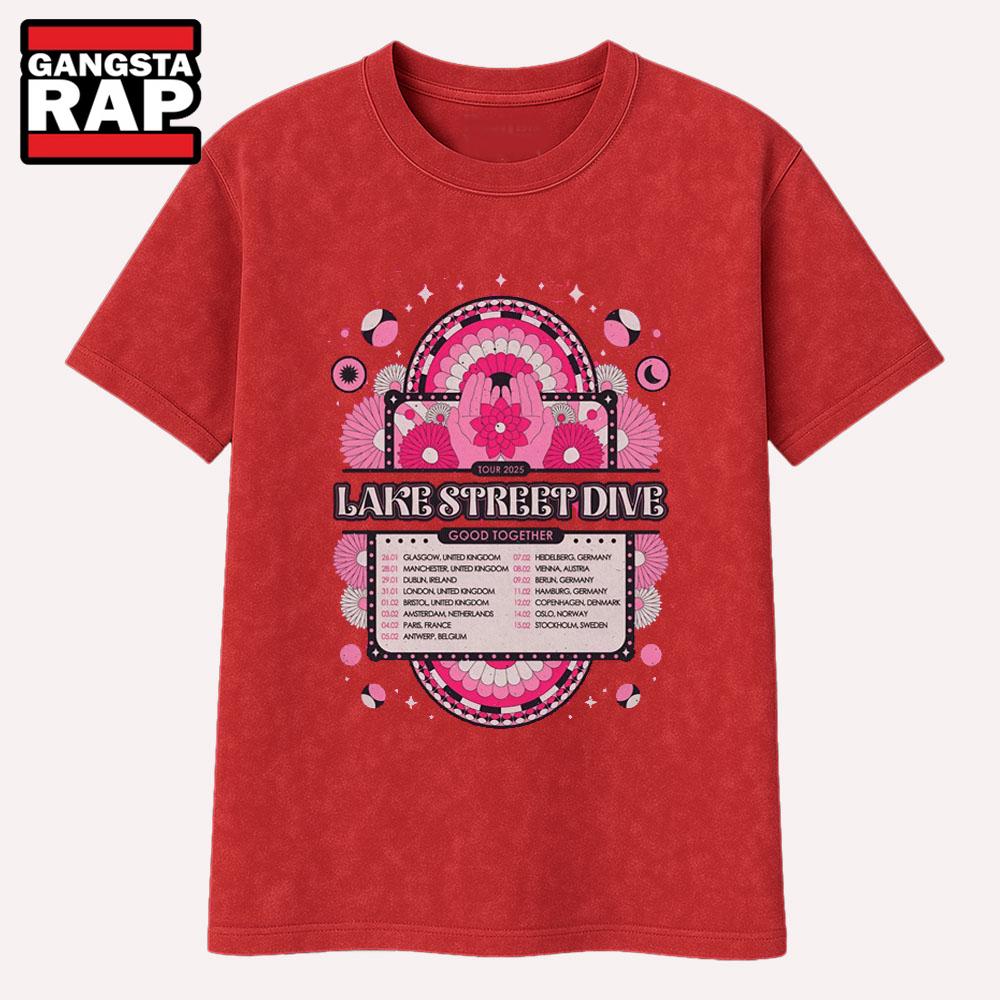 Lake Street Dive Good Together 2025 Tour T Shirt