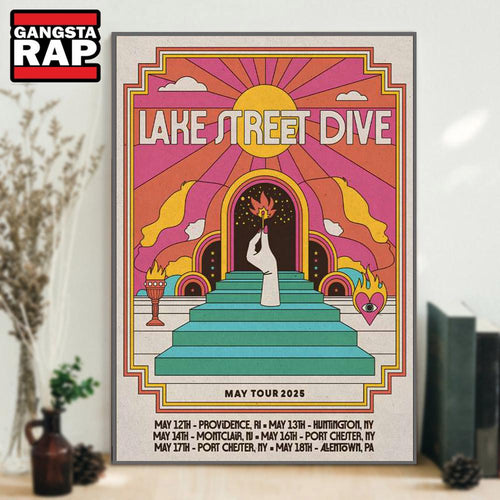 Lake Street Dive May Tour 2025 Poster Canvas Art