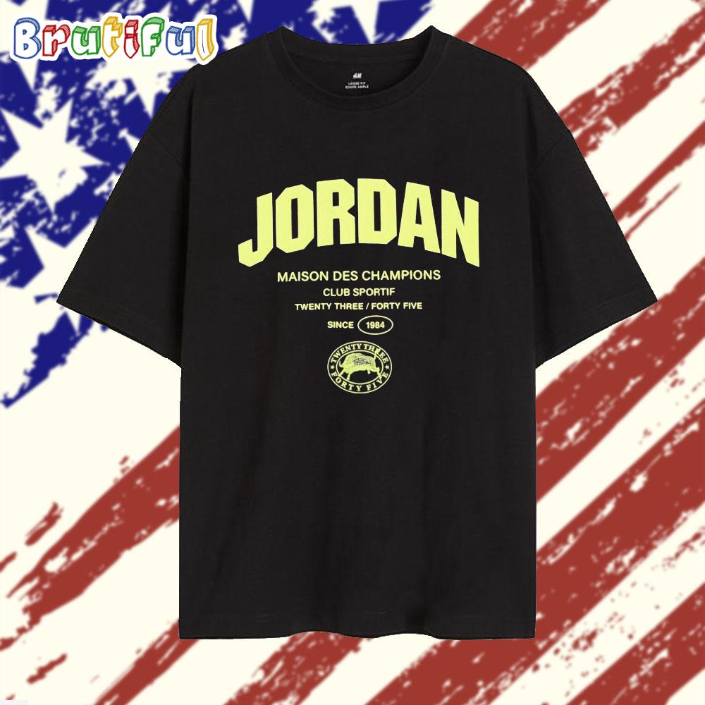 Lakers Luka Doncic Wearing Jordan Maison Des Champions T Shirt