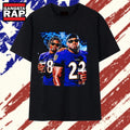 Lamar Jackson and Derrick Henry Baltimore Ravens 8 and 22 T Shirt