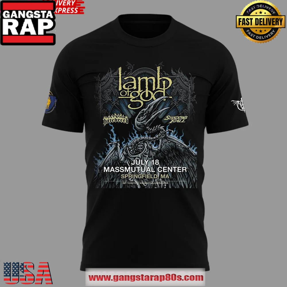 Lamb of God tour 2025 Limited Edition T Shirt