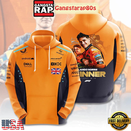 Lando Norris Mclaren Winner Unisex Hoodie