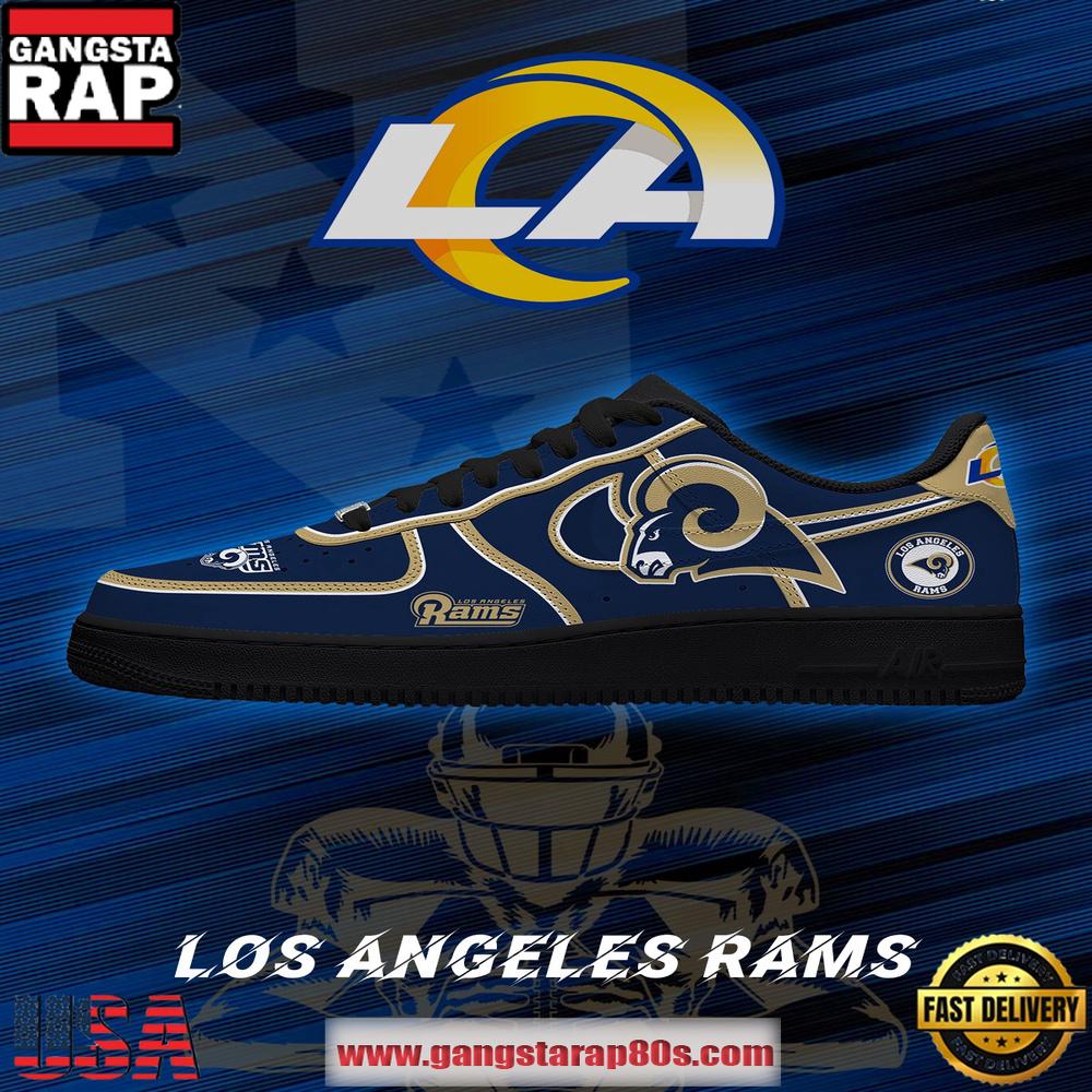 LAR Football NFL Team Logo Air Force 1 Sneakers Shoes Sneakers