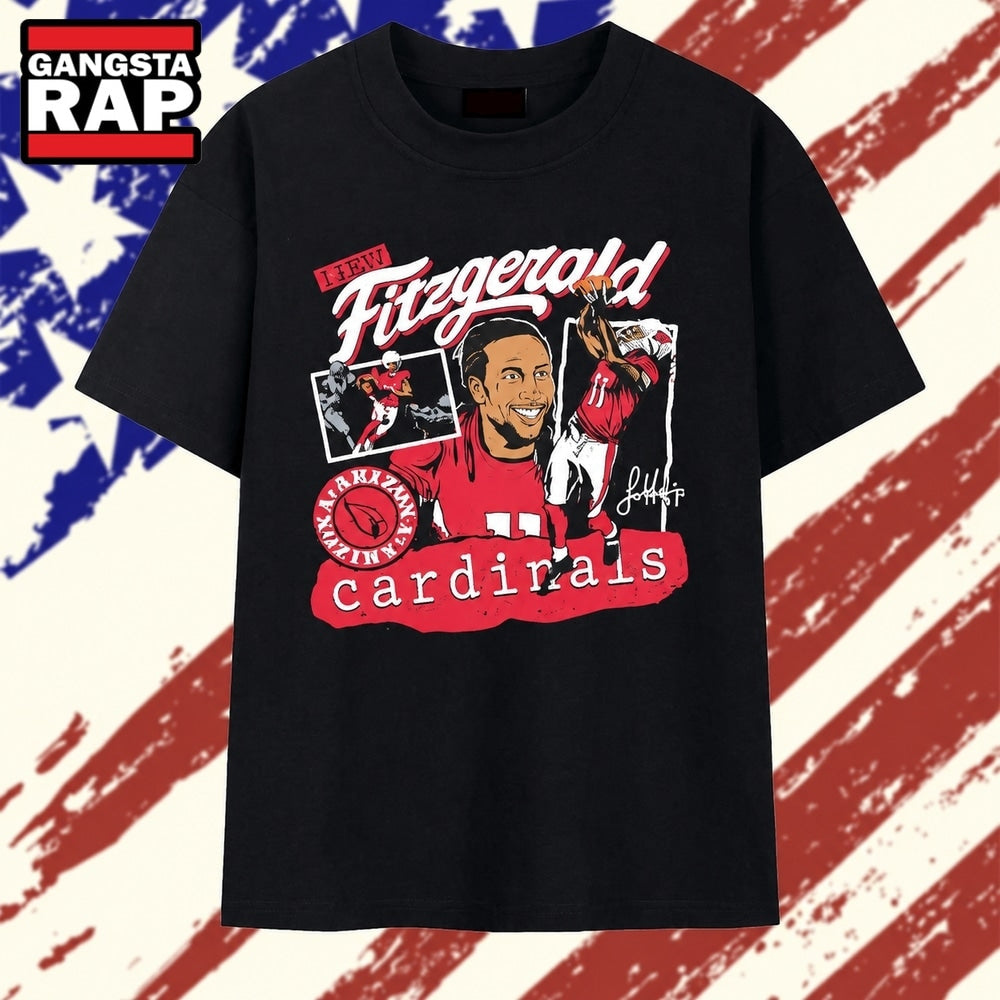 Larry Fitzgerald Arizona Cardinals Player Signature GraphicT Shirt
