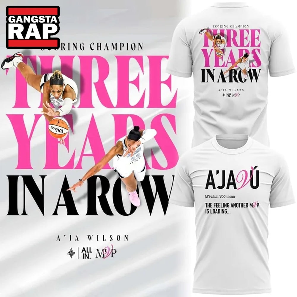 Las Vegas Aces A’JA VU 2026 Limited Edition T Shirt