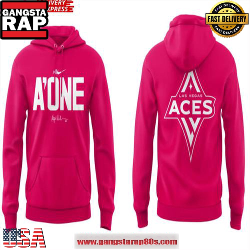 Las Vegas Aces A One Night 2025 Pink Unisex Hoodie