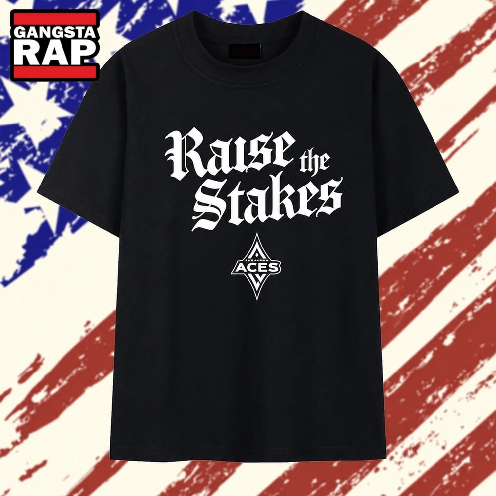 Las Vegas Aces Raise the Stakes WNBA Basketball T Shirt