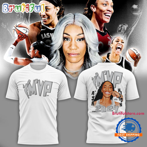 Las Vegas Aces Wilson 2024 WNBA MPV 3D Shirt
