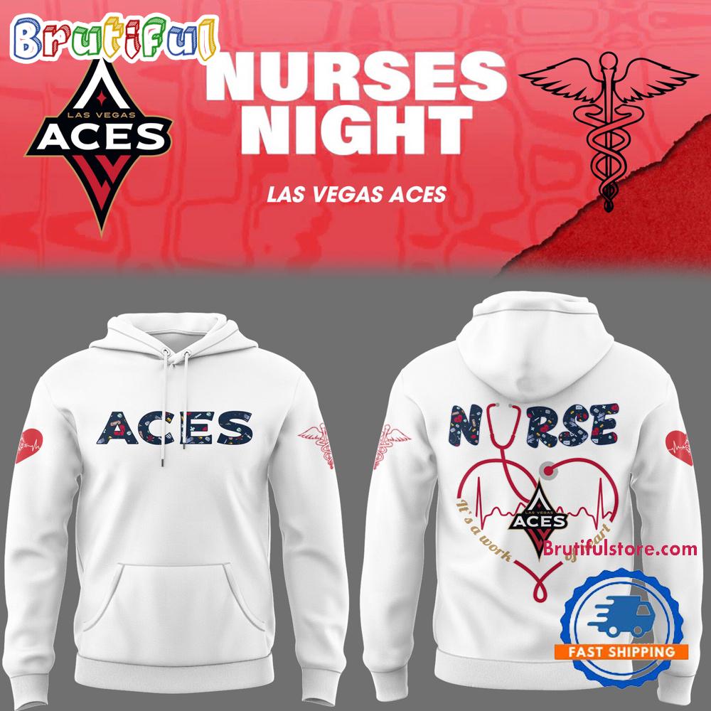 Las Vegas Aces WNBA x Nurses Night 2025 3D Print Hoodie Shirt