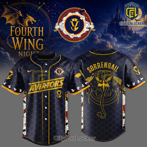 Las Vegas Aviators Fourth Wing Sorrengail Baseball Jersey