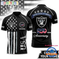Las Vegas Raiders 2026 NFL American Semiquincentennial 250th Anniversary Polo Shirt