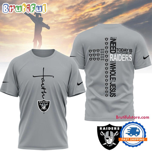 Las Vegas Raiders 2026 NFL Faith Love Special New 3D Shirt