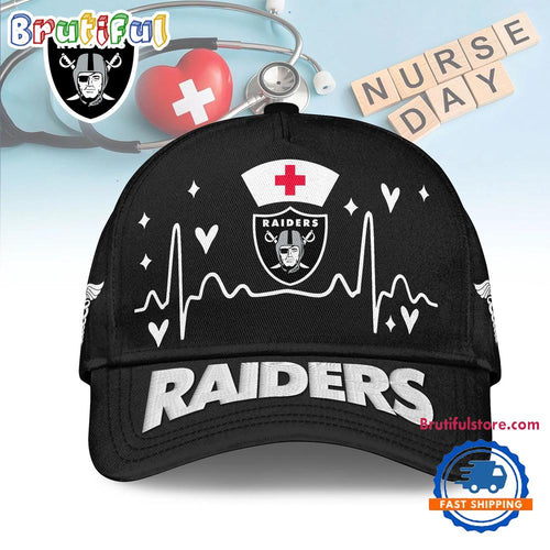 Las Vegas Raiders 2026 NFL Nurse Vibes Classic Cap