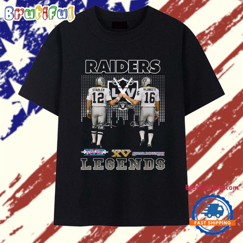 Las Vegas Raiders 65 Seeason Anniversary Legends 2025 T Shirt