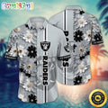 Las Vegas Raiders Hawaii Shirt Flower Sporty And Stylish