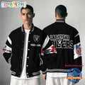 Las Vegas Raiders National Football Conference Unisex Baseball Jacket