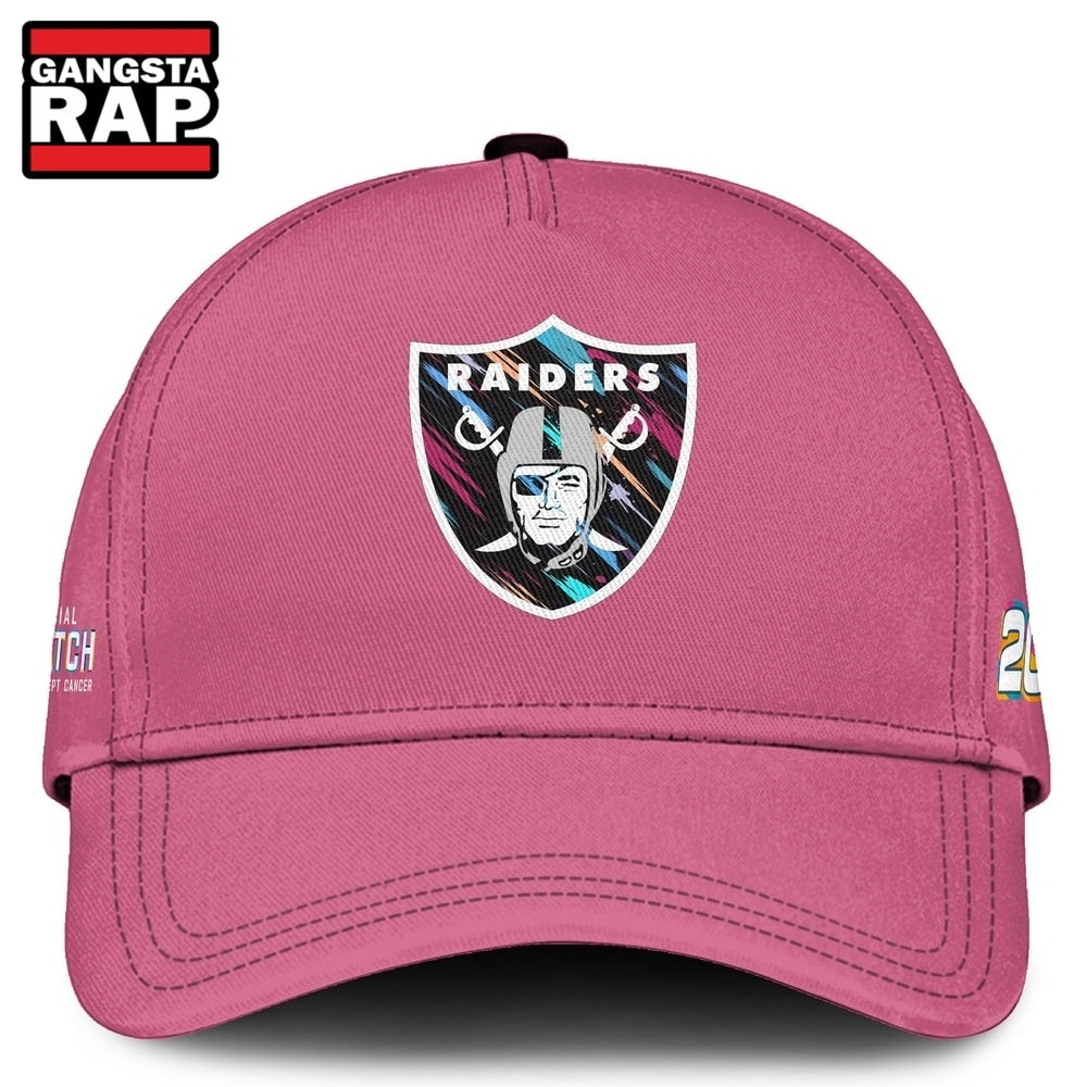 Las Vegas Raiders NFL 2026 Crucial Catch Limited Edition Pink Cap