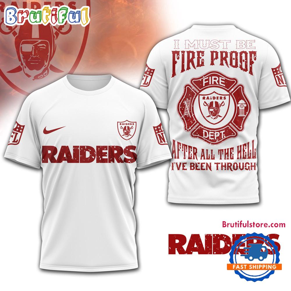 Las Vegas Raiders NFL Built By Fire Game Day Limited Edition 3D Shirt
