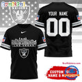 Las Vegas Raiders NFL Game Day Skyline Names Limited Edition 3D Shirt