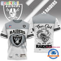 Las Vegas Raiders NFL Girl Heart & Helmet 3D Shirt